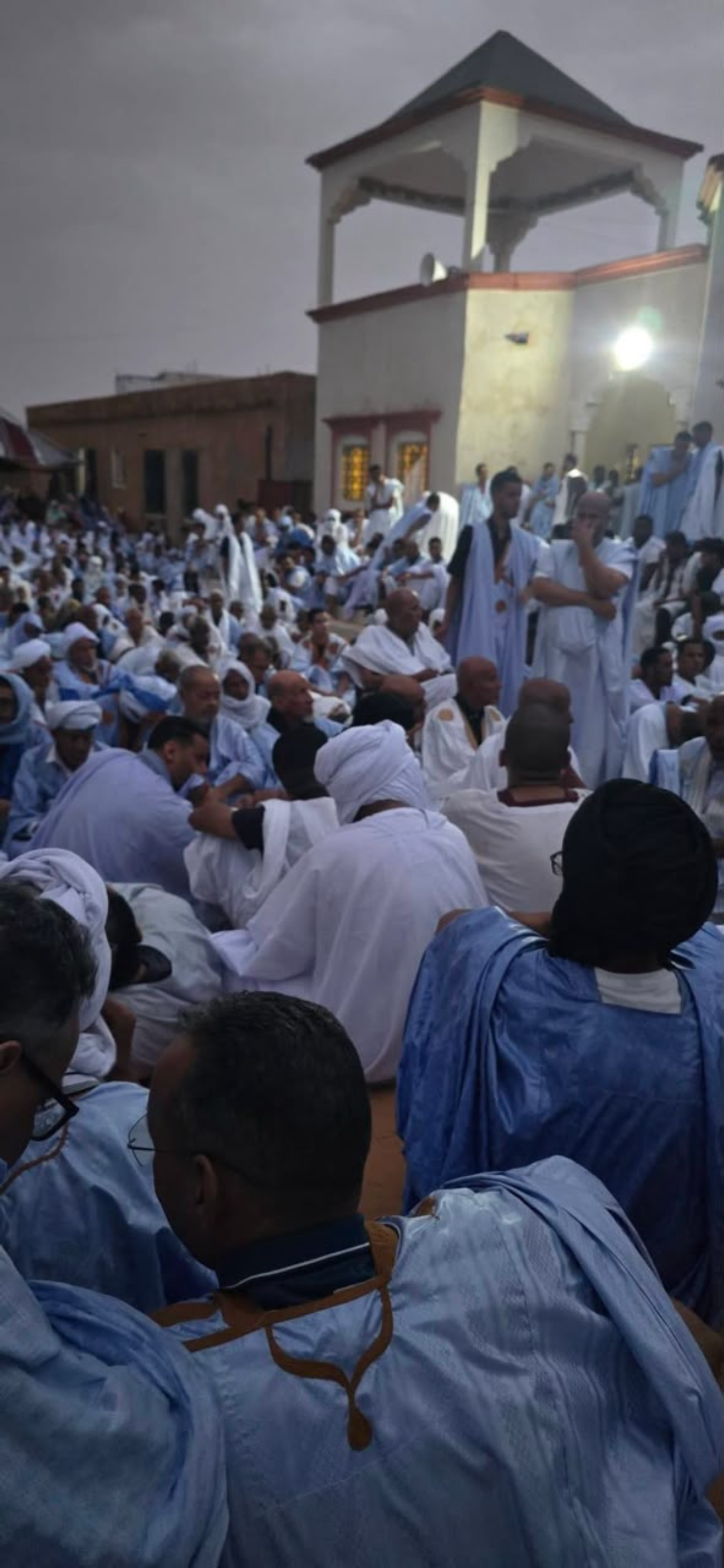صور من جنازة العلامة ولد اباه ،رحمه الله
